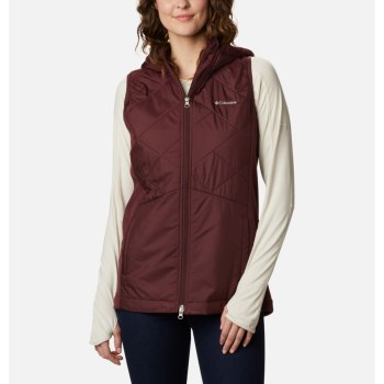 Columbia Piney Ridge Hybrid, Chaleco Vino Para Mujer | 792386-ZXW